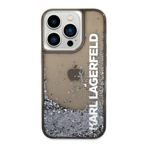 Чехол Karl Lagerfeld Hc Liquid Glitter Elong для iPhone 13 Pro Max 6.7, черный (KLHCP13XLCKVK) - Img 3