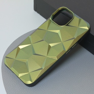 Чехол Shiny Diamond для iPhone 13 6.1 оливково-зеленый
