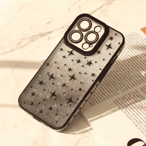Чехол Shiny Frame для iPhone 14 Pro 6.1, черный