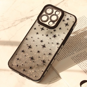 Чехол Shiny Frame для iPhone 15 Pro Max 6.7 черный