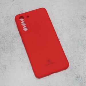 Чехол Teracell Giulietta для Samsung G990 Galaxy S21 FE, матовый красный