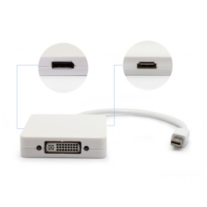 Adapter kabl za Apple mini DP na HDMI DP DVI - Img 1