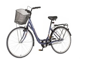 Bicikla city Vennsini diamante 26/V-BRAKE/6 brzina/sa korpom/plava