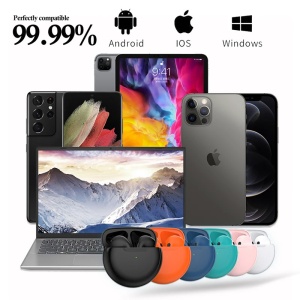 Bluetooth slusalice Airpods T-phox Pro narandzaste HQ - Img 4