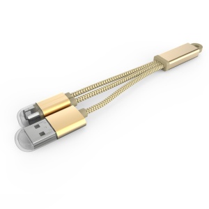 Data kabl LDNIO LC89 sa priveskom za iPhone lightning/micro USB zlatni - Img 2
