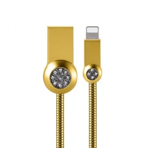Data kabl REMAX Moon RC-085i za iPhone lightning zlatni 1m - Img 1