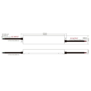 DAWN LED NAPAJANJE SLIM 24V 200W 200WHBS-24 IP67 - Img 2
