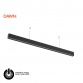 DAWN LED SVETILJKA LL40120 20/30/40W CCT CRNA 1,2 met - Img 5