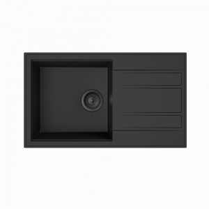 Granitna sudopera MILO RETTO 78x46 Lava stone sa sifonom - Img 2