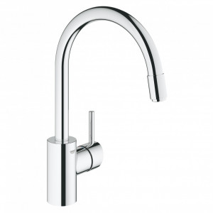 GROHE CONCETTO смеситель для мойки с двумя трубами и выдвижным душем