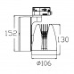 LED REF SINSKI 337201-2 30W 4000K BELI TROFAZNI - Img 2