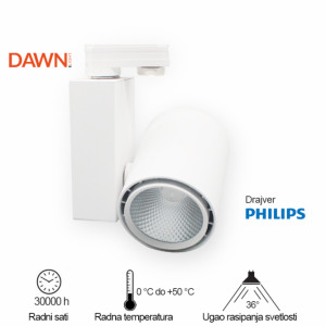 LED REF SINSKI 338201-3 40W 4000K BELI - Img 1