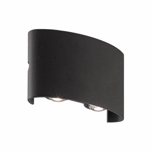 LED SVETILJKA JM-020 ZIDNA 4W 4000K IP54 CRNA - Img 1