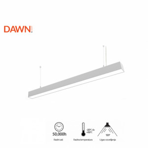 LED SVETILJKA LT-T-020-B 60w 3000K BELA 1,5met