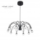 LUNA 319 LUSTER 37W 3000K CRNI - Img 6