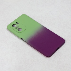 Maska Double Color za Xiaomi Poco F3/Mi 11i zeleno-ljubicasta - Img 1