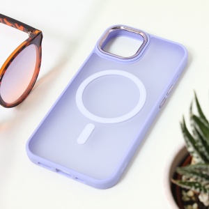 Maska Magsafe colorful za iPhone 14 6.1 lila - Img 1