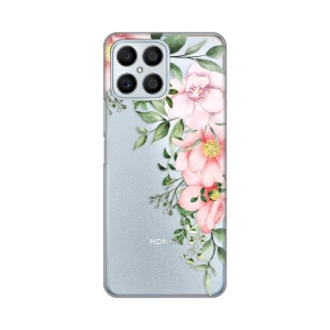 Maska Silikonska Print Skin za Honor X8 Gentle Rose Pattern