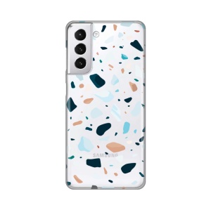 Maska Silikonska Print Skin za Samsung G991B Galaxy S21 Terazzo Pattern