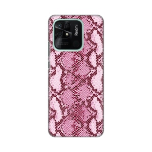 Maska Silikonska Print za Xiaomi Redmi 10C Pink Snake