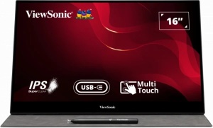 Monitor 15.6 Viewsonic TD1655 Touch 1920x1080/Full HD/IPS/60Hz/2xUSB-C/HDMI/Audio/Zvučnici