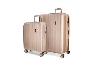 MOVOM ABS Suitcase set 2/1 - Champagne