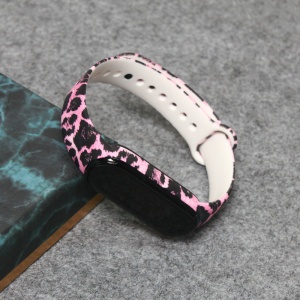 Narukvica za smart watch Xiaomi Mi Band M5/M6 leopard pink - Img 4
