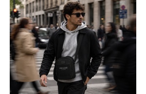 PEPE JEANS DURHAM muška torba na rame - crna - Img 12