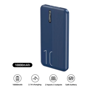 Power bank prenosiva baterija REMAX Landon series 2.1A 10000mAh RPP-295 plava - Img 2