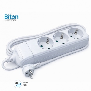 PRENOSNA PRIKLJUCNICA BITON TROSTRUKA 3M KB-RB-03L