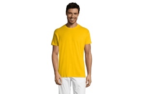REGENT unisex majica sa kratkim rukavima - žuta, M