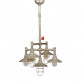 RUSTIK 56 LUSTER P012-5 75/120 5*E27 rustik siva - Img 2