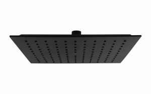 Ruža tuša COPEN 250x250mm ABS mat crna