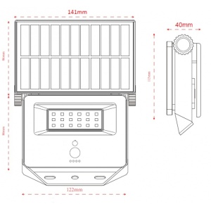 SOLARNI REFLEKTOR TONIK-T 700lm CCT IP65 - Img 3