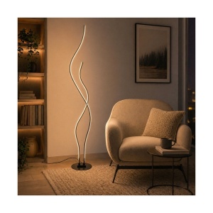 SOLEA 150 PODNA LAMPA 42W CCT CRNA DIM - Img 2