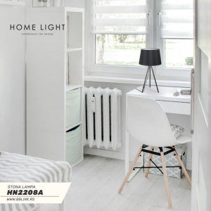 STONA LAMPA HN2208A 1*E27 CRNA - Img 7