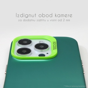 Torbica Clear za iPhone 16 6.1 zelena - Img 1