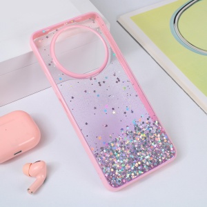 Torbica Frame Glitter za Xiaomi Redmi A3 roze - Img 1