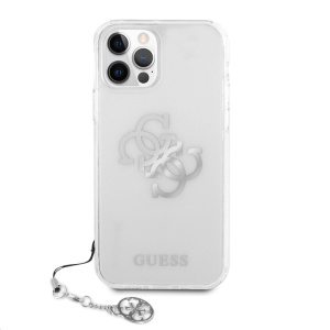 Torbica Guess Hc PC 4G Metal Charm za iPhone 12 Pro Max 6.7 srebrna (GUHCP12LKS4GSI) - Img 1