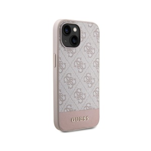 Torbica Guess Hc PC/TPU 4G Bottom Stripe za iPhone 15 6.1 roze (GUHCP15SG4GLPI) - Img 4