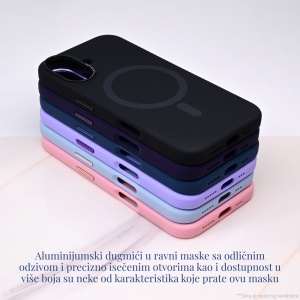 Torbica Magsafe Matte Color iPhone 16 6.1 crna - Img 2