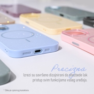 Torbica Magsafe Sparkle Dust za iPhone 16 6.1 zelena - Img 4