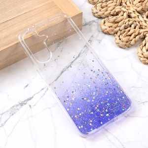 Torbica Silikonska Glitter za Samsung A566B Galaxy A56 5G ljubicasta - Img 1