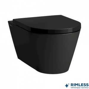 WC Šolja konzolna Laufen K'BYLAUFEN rimless crna - Img 2