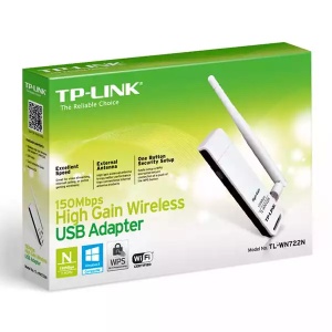 Wireless USB mrežna kartica TP-Link TL-WN722N 150Mbs-2.4GHz-100mW-4dB - Img 2