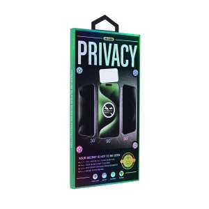 Zastitno Staklo Tempered Glass Privacy 2.5D full glue za iPhone 16 Plus 6.7 crna - Img 1
