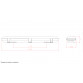 Vododiht LED LG218A 22W 4000K