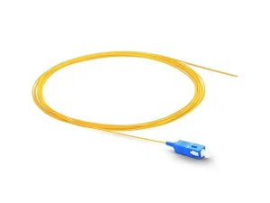 Волоконно-оптический SC пигтейл одномодовый 9/125 SC/APC-SM-9/125-1,5M-EX