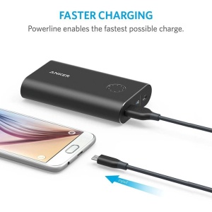 Кабель для передачи данных ANKER PowerLine micro USB черный 1,8 м - Img 3