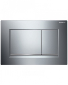 Кнопка Geberit SIGMA 30 хром матовый двухходовая - Img 2
